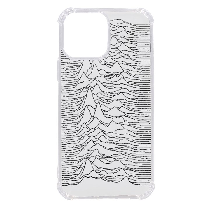 Joy Division Unknown Pleasures iPhone 13 Pro Max TPU UV Print Case