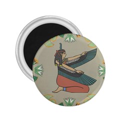 Egyptian Woman Wing 2 25  Magnets by Wav3s