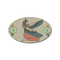 Egyptian Woman Wing Sticker Oval (10 Pack) by Wav3s