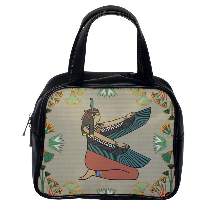 Egyptian woman wing Classic Handbag (One Side)