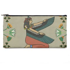 Egyptian Woman Wing Pencil Case by Wav3s