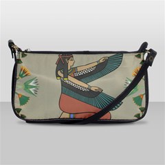 Egyptian Woman Wing Shoulder Clutch Bag by Wav3s