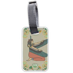 Egyptian Woman Wing Luggage Tag (two Sides) by Wav3s