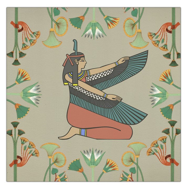 Egyptian woman wing Square Satin Scarf (36  x 36 )