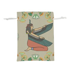 Egyptian Woman Wing Lightweight Drawstring Pouch (m) by Wav3s