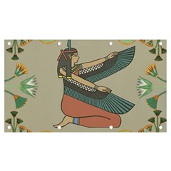 Egyptian Woman Wing Banner And Sign 7  X 4  by Wav3s