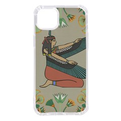 Egyptian Woman Wing Iphone 14 Plus Tpu Uv Print Case by Wav3s