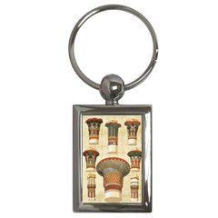 Egyptian Architecture Column Key Chain (rectangle) by Wav3s