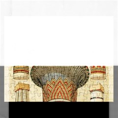 Egyptian Architecture Column Rectangular Jigsaw Puzzl by Wav3s