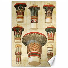 Egyptian Architecture Column Canvas 20  X 30  by Wav3s