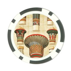 Egyptian Architecture Column Poker Chip Card Guard by Wav3s