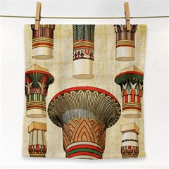 Egyptian Architecture Column Face Towel by Wav3s