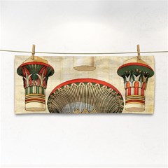 Egyptian Architecture Column Hand Towel by Wav3s