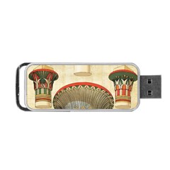 Egyptian Architecture Column Portable Usb Flash (one Side) by Wav3s