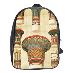 Egyptian Architecture Column School Bag (xl) by Wav3s