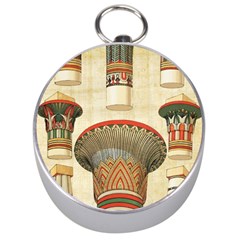 Egyptian Architecture Column Silver Compasses by Wav3s