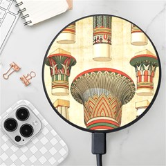 Egyptian Architecture Column Wireless Fast Charger(black) by Wav3s