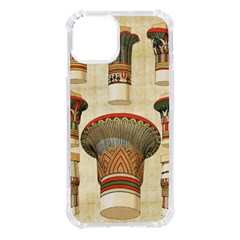 Egyptian Architecture Column Iphone 14 Tpu Uv Print Case by Wav3s