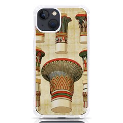 Egyptian Architecture Column Iphone 13 Tpu Uv Print Case by Wav3s