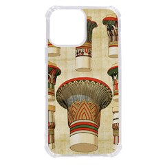 Egyptian Architecture Column Iphone 13 Pro Max Tpu Uv Print Case by Wav3s