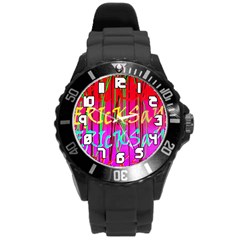 33 Black Ericksays Plastic Sport Watch (large)