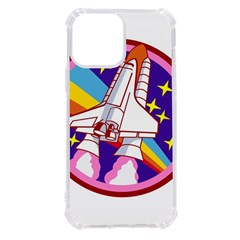 Badge-patch-pink-rainbow-rocket Iphone 13 Pro Max Tpu Uv Print Case by Wav3s