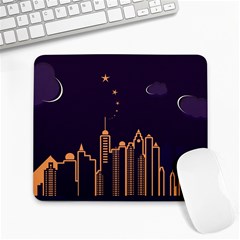 Skyscraper-town-urban-towers Large Mousepad by Wav3s