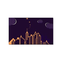 Skyscraper-town-urban-towers Sticker (rectangular) by Wav3s