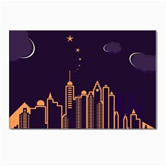 Skyscraper-town-urban-towers Postcard 4 x 6  (pkg Of 10) by Wav3s