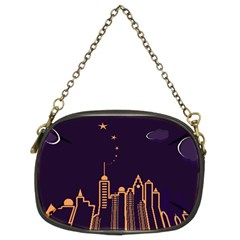 Skyscraper-town-urban-towers Chain Purse (two Sides) by Wav3s