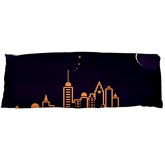 Skyscraper-town-urban-towers Body Pillow Case (dakimakura) by Wav3s