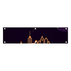 Skyscraper-town-urban-towers Banner And Sign 4  X 1  by Wav3s