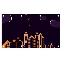 Skyscraper-town-urban-towers Banner And Sign 7  X 4  by Wav3s