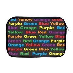 Red-yellow-blue-green-purple Apple Macbook Pro 17  Zipper Case by Wav3s