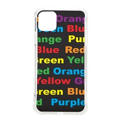 Red-yellow-blue-green-purple Iphone 11 Pro Max 6 5 Inch Tpu Uv Print Case by Wav3s