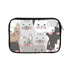 Cute Cats Seamless Pattern Apple Ipad Mini Zipper Cases by Wav3s