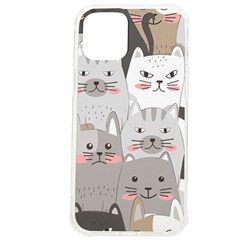 Cute Cats Seamless Pattern Iphone 12 Pro Max Tpu Uv Print Case