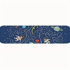 Cat-cosmos-cosmonaut-rocket Large Bar Mat by Wav3s