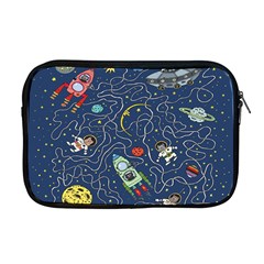 Cat-cosmos-cosmonaut-rocket Apple Macbook Pro 17  Zipper Case by Wav3s