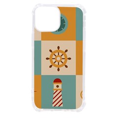 Nautical-elements-collection Iphone 13 Mini Tpu Uv Print Case by Wav3s