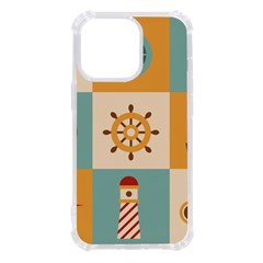 Nautical-elements-collection Iphone 13 Pro Tpu Uv Print Case by Wav3s