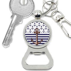 Anchor-background-design Bottle Opener Key Chain by Wav3s