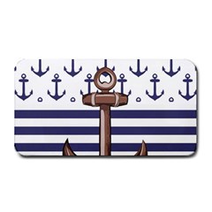 Anchor-background-design Medium Bar Mat by Wav3s