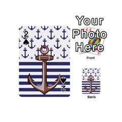 Anchor-background-design Playing Cards 54 Designs (mini) by Wav3s