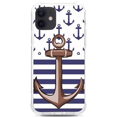 Anchor-background-design Iphone 12/12 Pro Tpu Uv Print Case by Wav3s