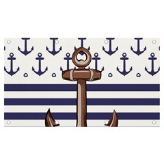 Anchor-background-design Banner And Sign 7  X 4  by Wav3s