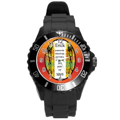 17 Black Ericksays Plastic Sport Watch (large) by tratney