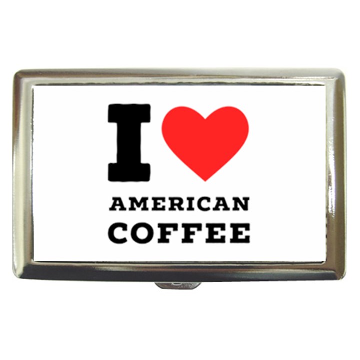 I love American coffee Cigarette Money Case