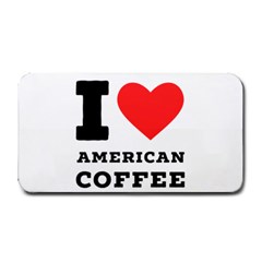 I Love American Coffee Medium Bar Mat by ilovewhateva