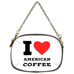 I Love American Coffee Chain Purse (one Side) by ilovewhateva